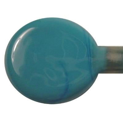 104 COE Rod Opal Dk Turquoise 4-6 mm - Stained Glass Express