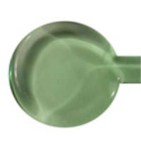 104 COE Rod Trans Green Emerald Pale 5-6 mm - Stained Glass Express