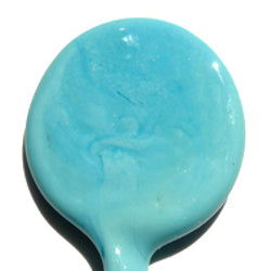 104 COE Rod Turquoise Lt Pastel 4-6 mm - Stained Glass Express