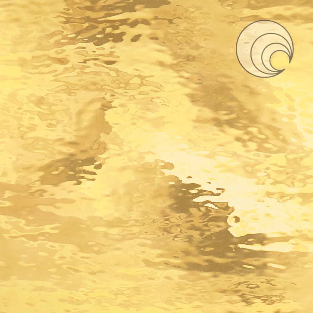 96 COE Pale Amber Waterglass