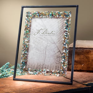 Frame 5x7 Fused Glass Chips on Clear