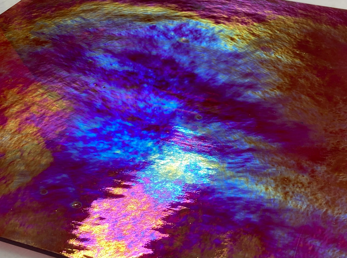 96 COE Cherry Red Iridescent