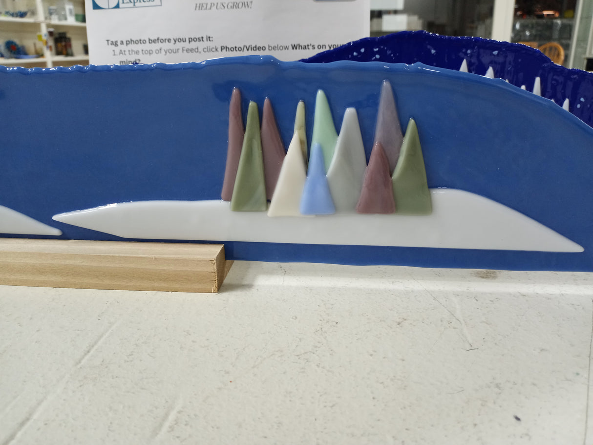 Fun Night Out Fused Glass Winterscape - Multiple Dates!