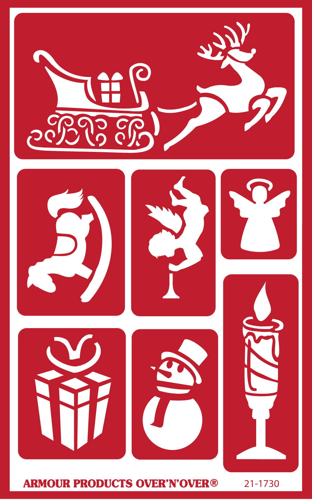 Stencil Over N Over Christmas 3