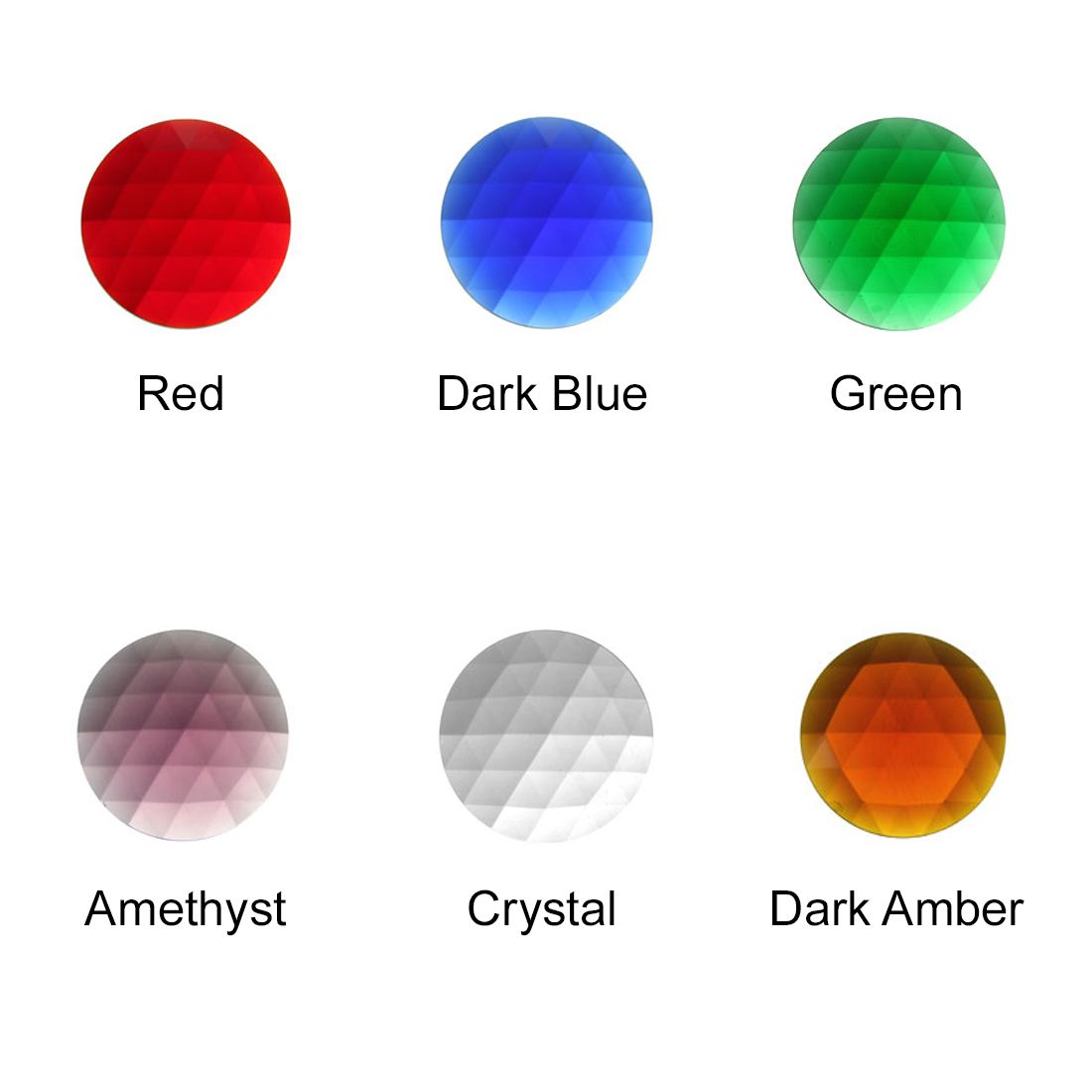 Jewel Faceted Round 30mm