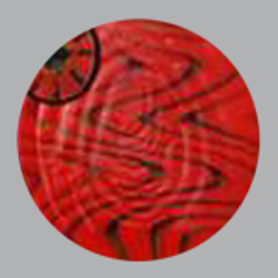 33 COE Rod Challenge Gerber Red Multi - Stained Glass Express