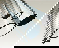 33 COE Rod Clear Simax 6mm - Stained Glass Express