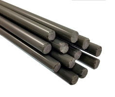 33 COE Rod Dark Gray 7-9mm - Stained Glass Express