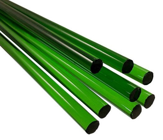 33 COE Rod Emerald 12mm - Stained Glass Express