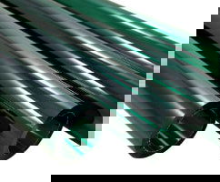 33 COE Tube Lake Green 9mm - Stained Glass Express