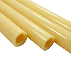 33 COE Tube Light Topaz 32mm - Stained Glass Express