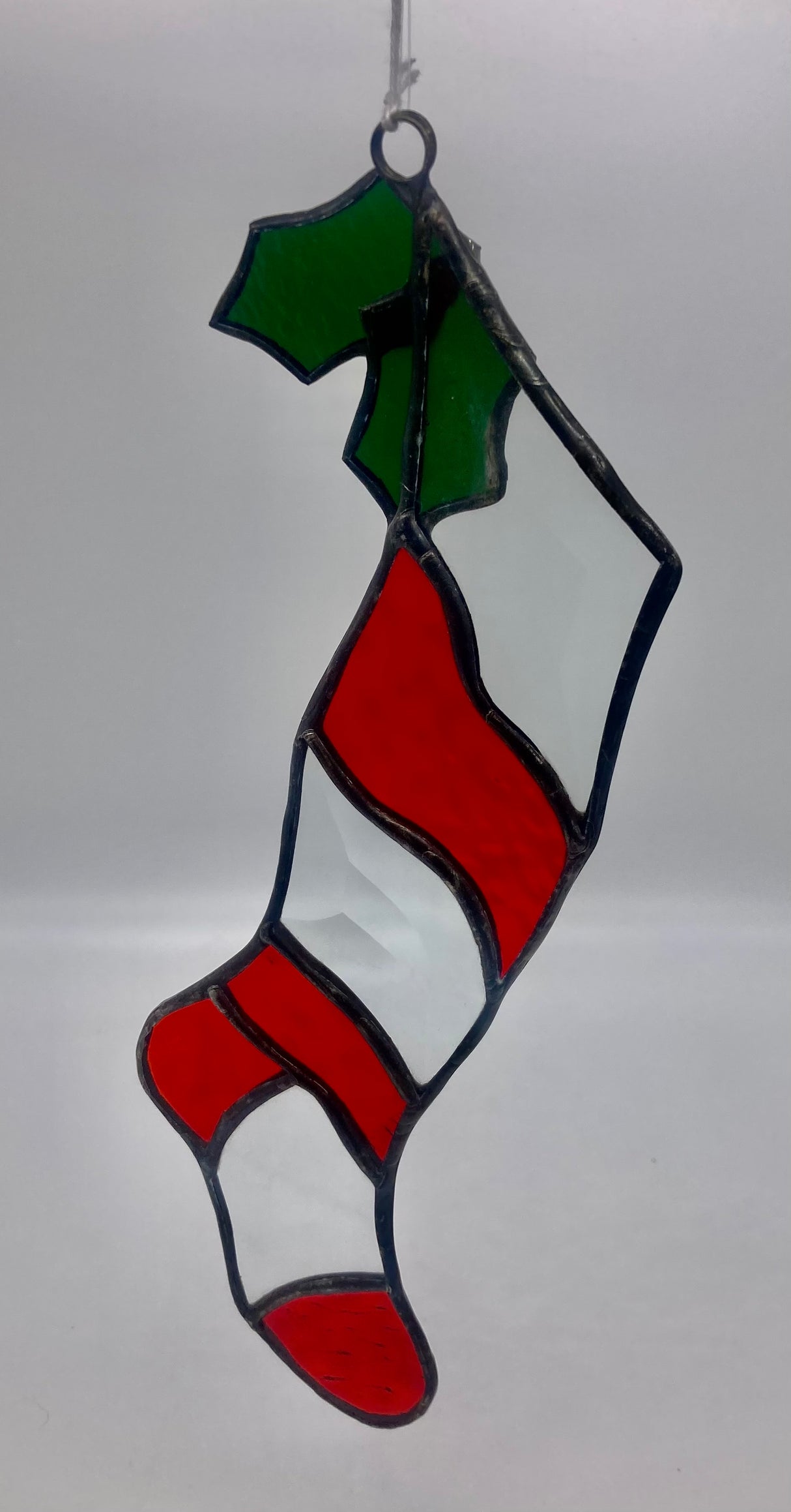 Long Stocking Christmas Bevel Cluster