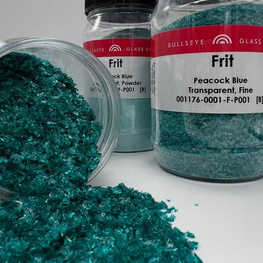 90 Frit Fine Transparent Peacock Blue