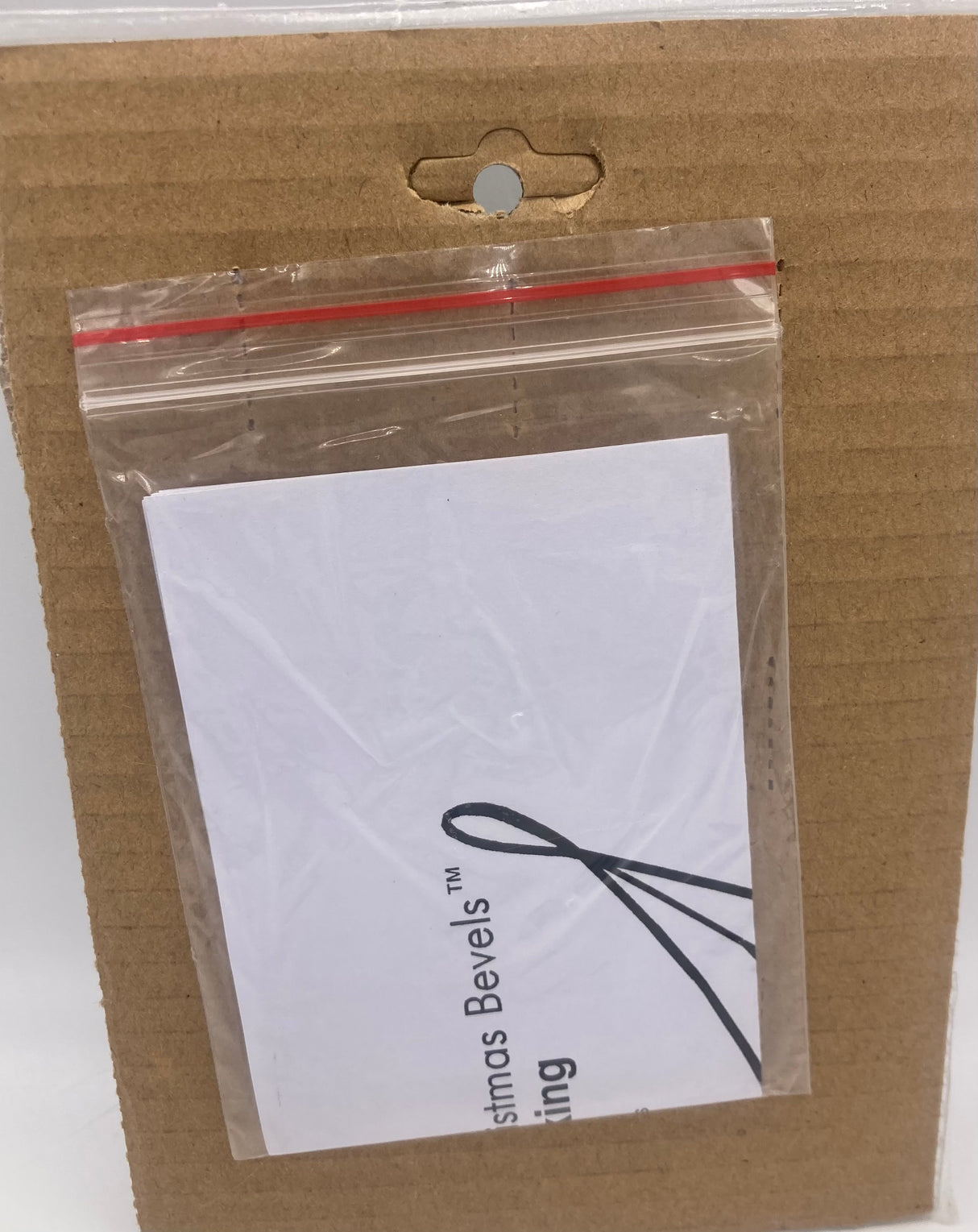 Long Stocking Christmas Bevel Cluster