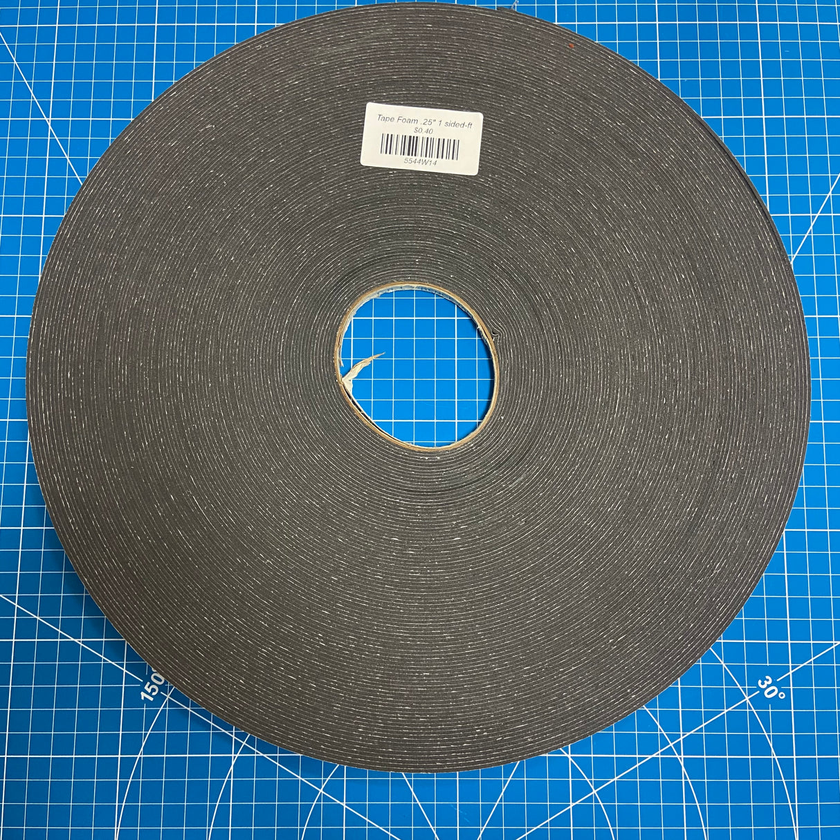 Tape Foam .25" 1 sided-ft