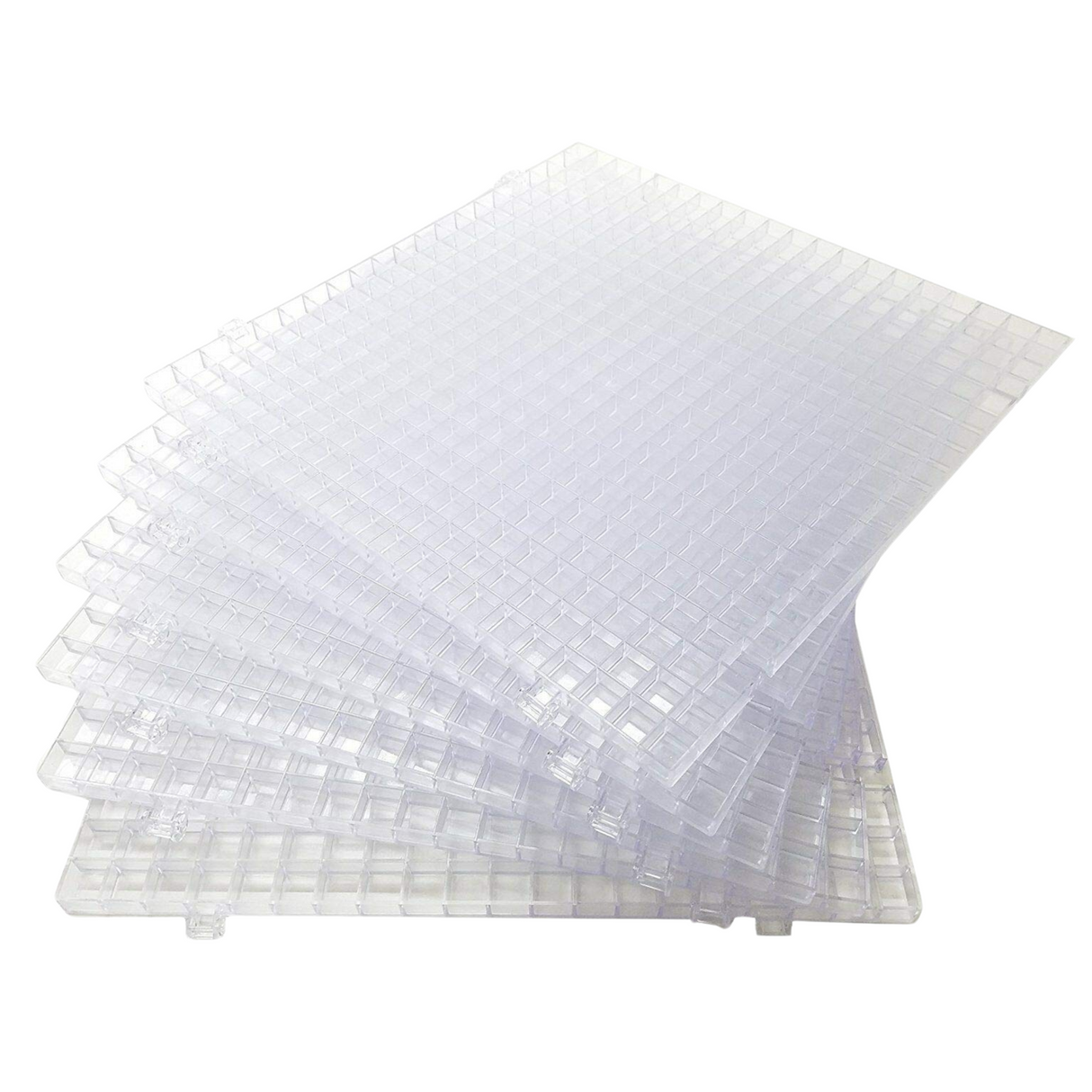 CLEAR WAFFLE GRID SURFACE 6PK