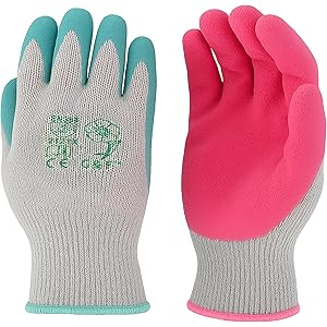 Medium Premium Rubber Palm Coated Work gloves