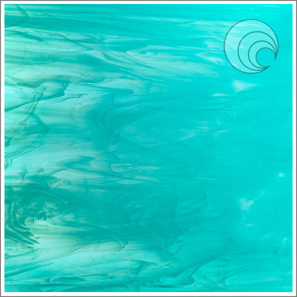 96 COE Caribbean Blue & White Wispy