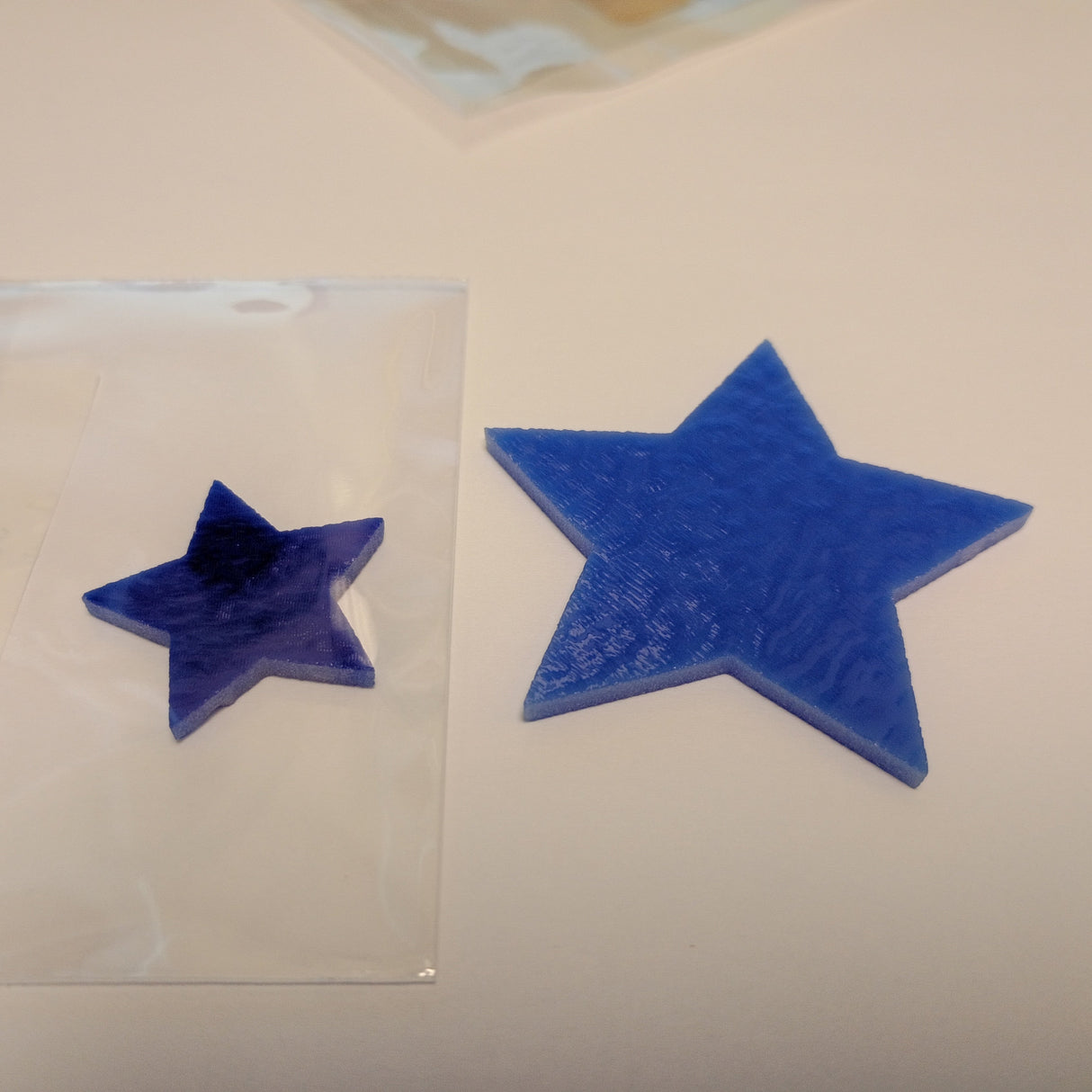 blue precut stars