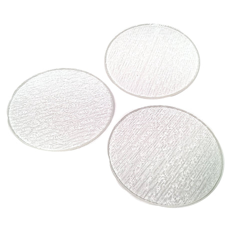 90 Coe Precut Circle 2" Clear