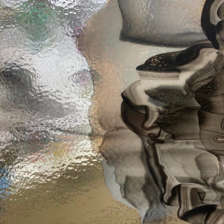 90 COE Clear, White, Black Graffiti