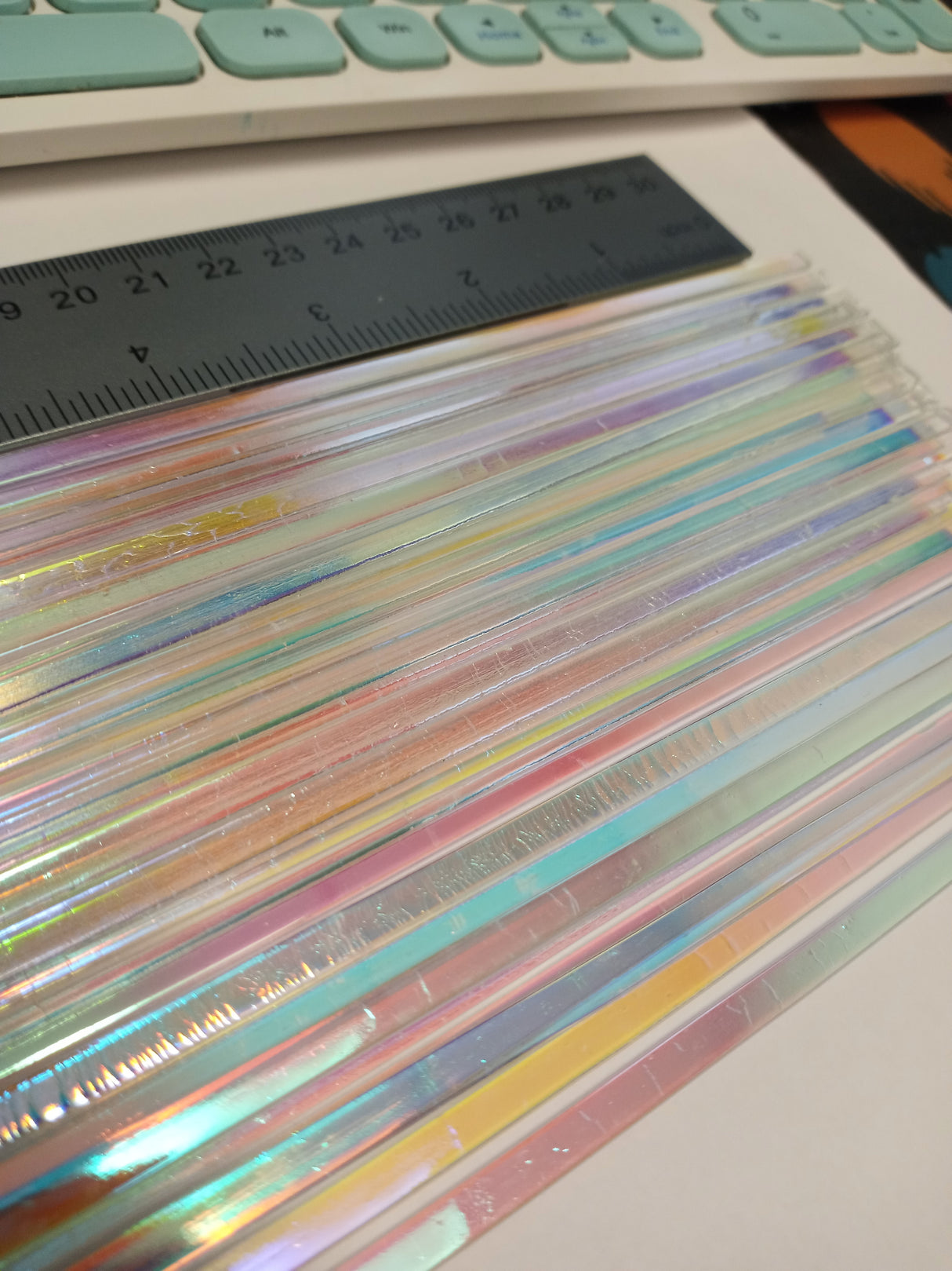 90 COE Clear Dichroic Noodle