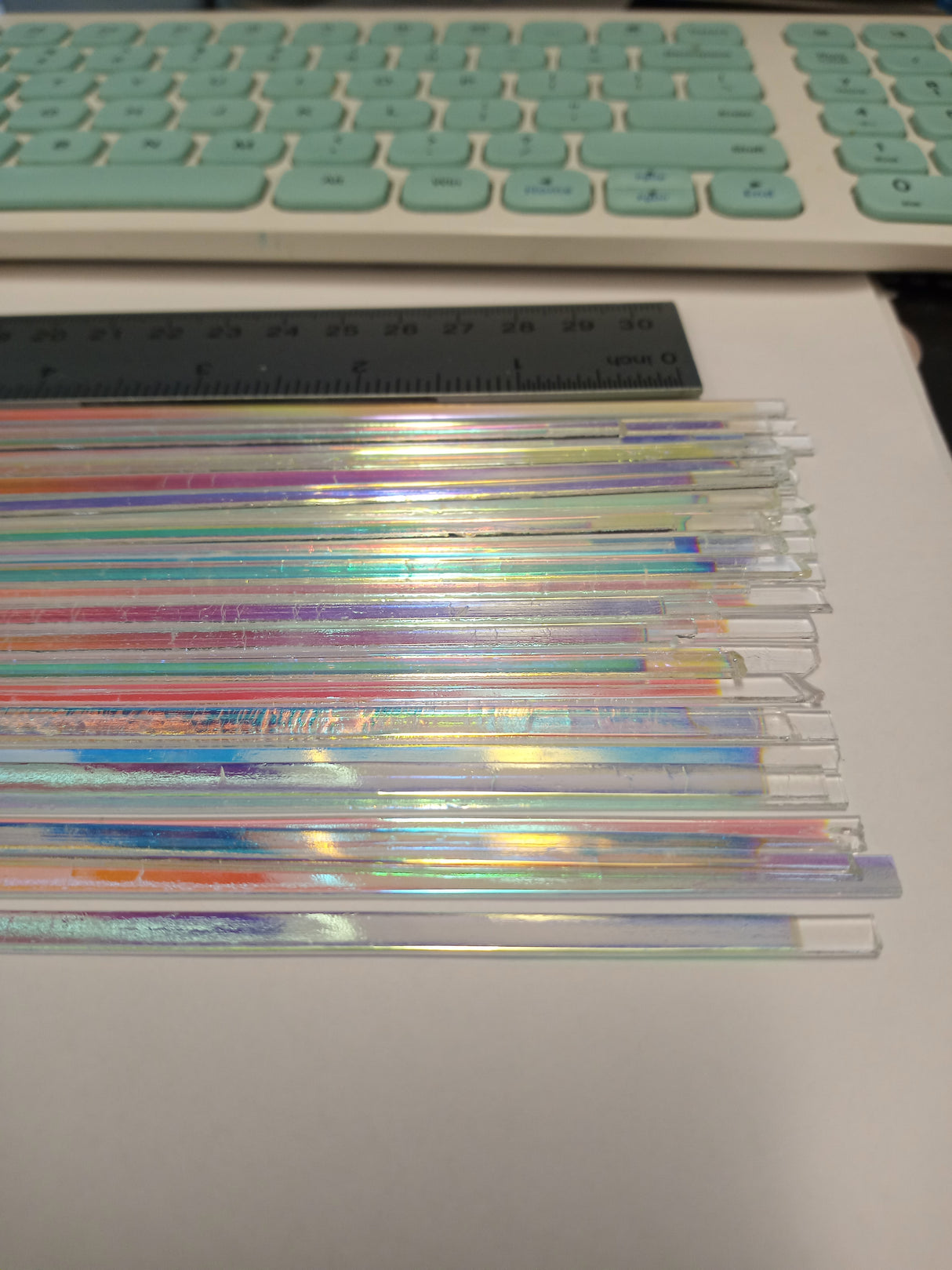 90 COE Clear Dichroic Noodle