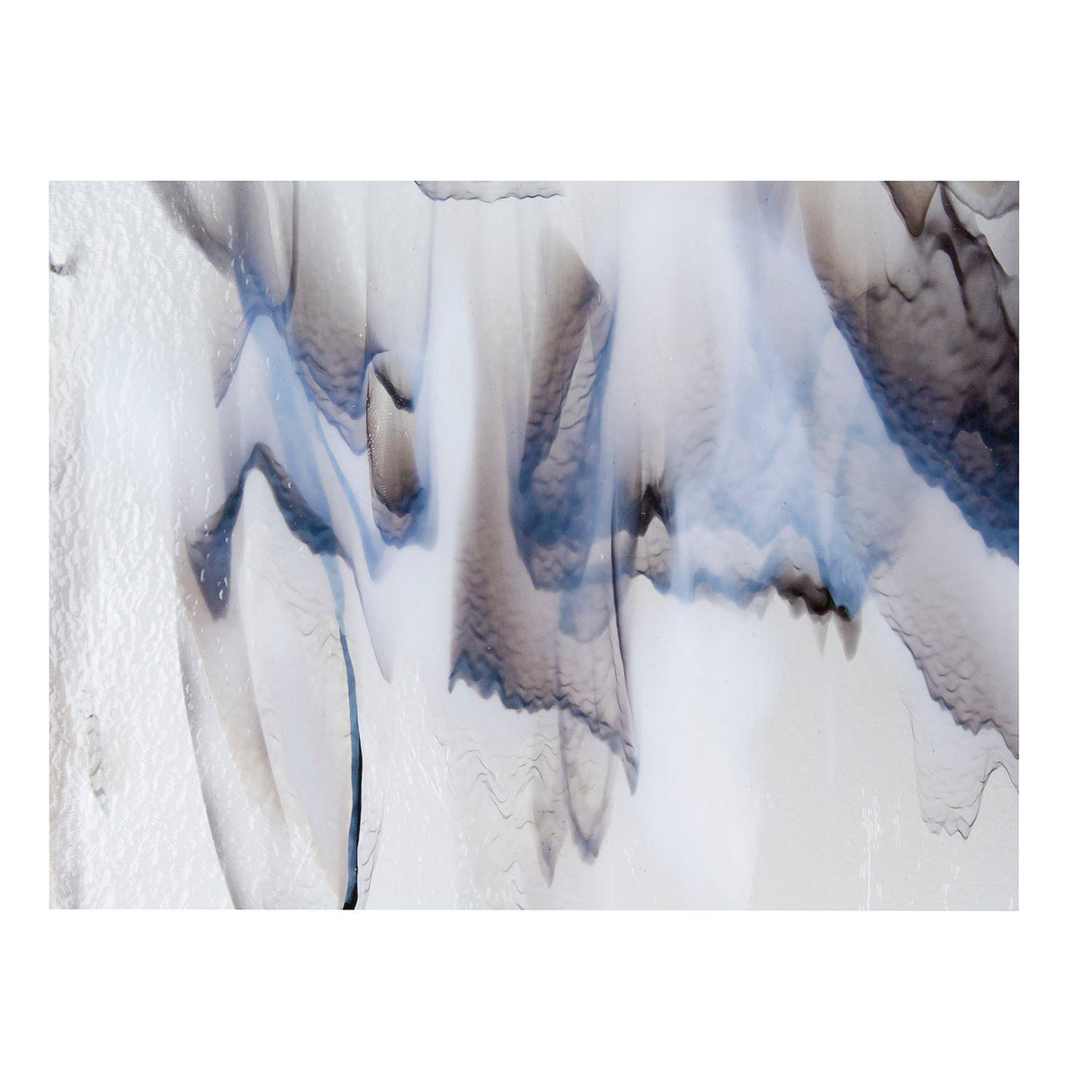 90 COE Clear, White, Black Streaky DR - Stained Glass Express