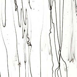 90 COE Clear with Black Streamers - Stained Glass Express