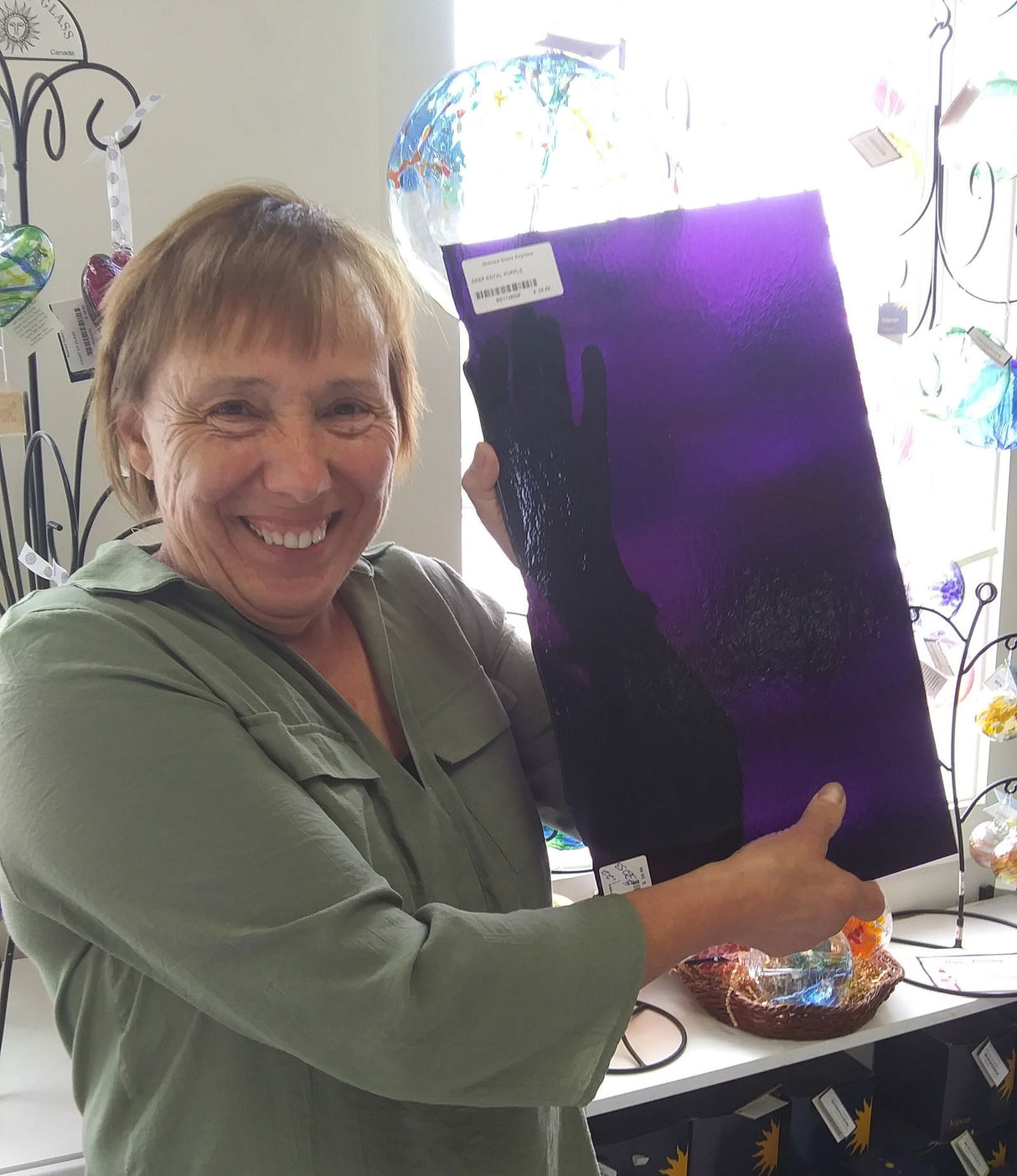 90 COE Deep Royal Purple - Stained Glass Express