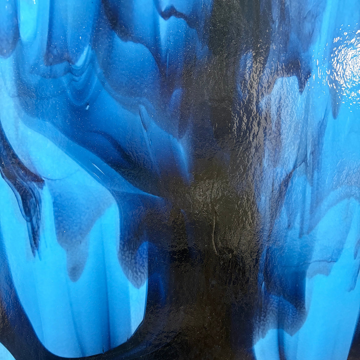 90 COE Light Cyan with Aventurine Blue