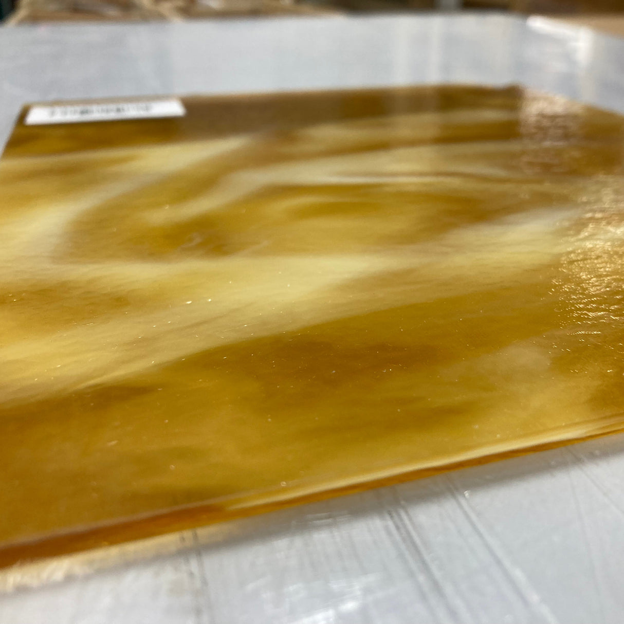 90 COE Med Amber, White Opal