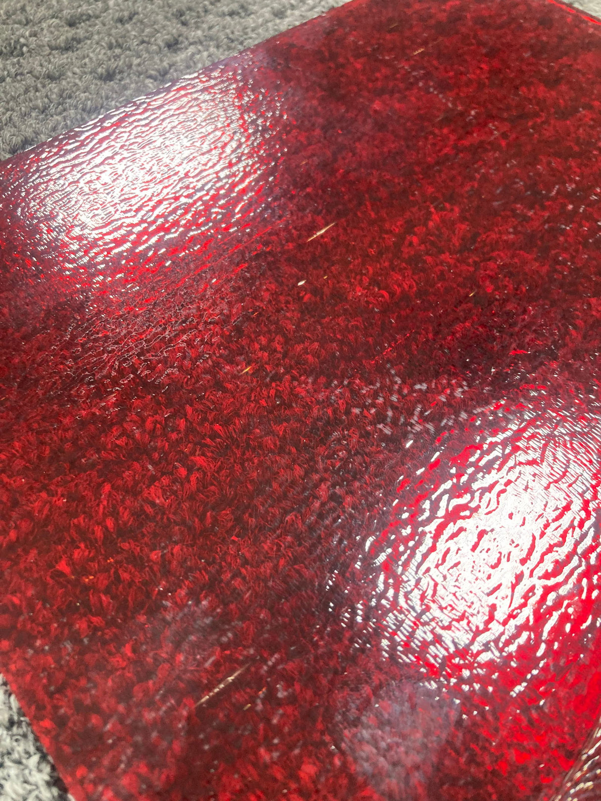 90 COE Red Trans Irid - Stained Glass Express