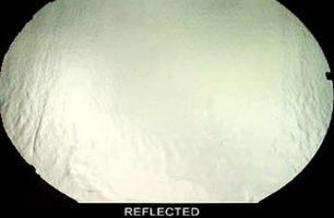 90 Coe Dichroic Black Reeded Under Silver - Stained Glass Express