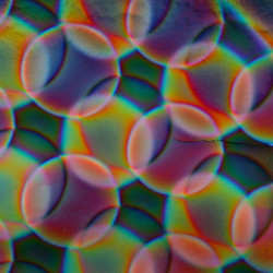 90 Coe Dichroic Black Under Balloons - Stained Glass Express