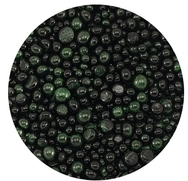 90 Coe Frit Balls Aventurine Green - Stained Glass Express