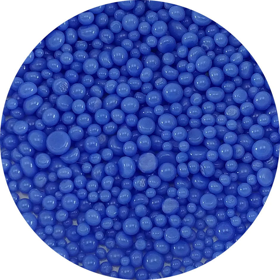 90 Coe Frit Balls Opal Cobalt Blue - Stained Glass Express