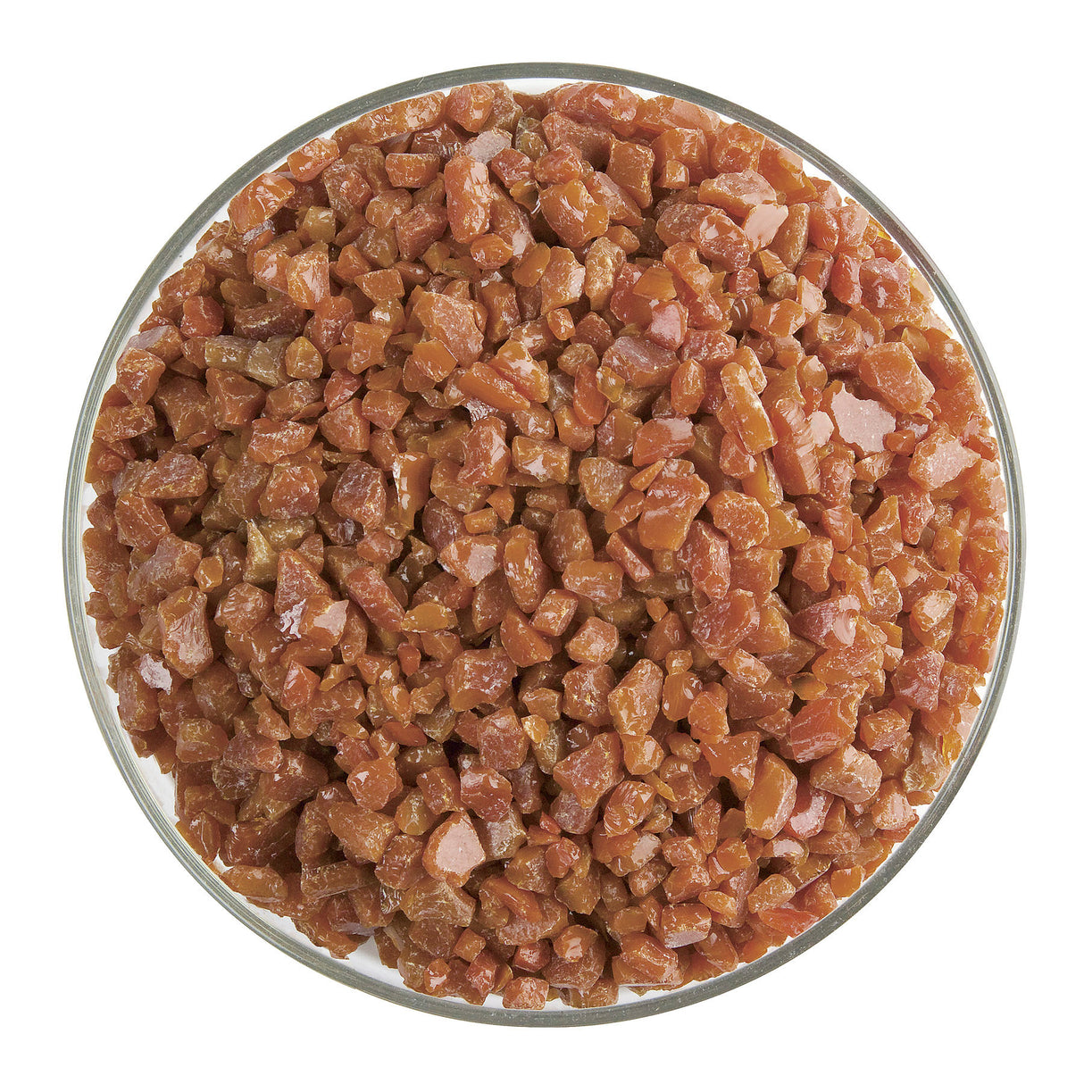 90 Frit Opal Coarse Burnt Orange