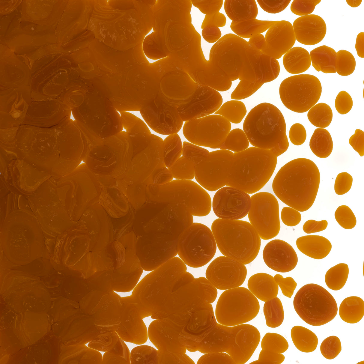 90 Frit Opal Coarse Burnt Orange