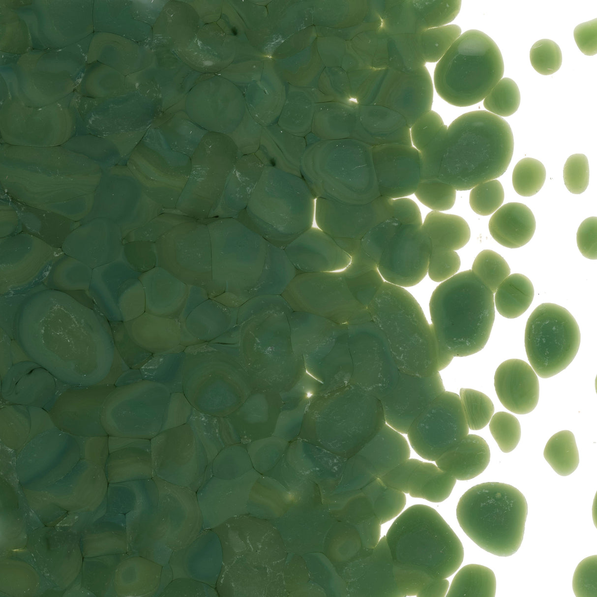 90 Frit Opal Coarse Dark Forest Green