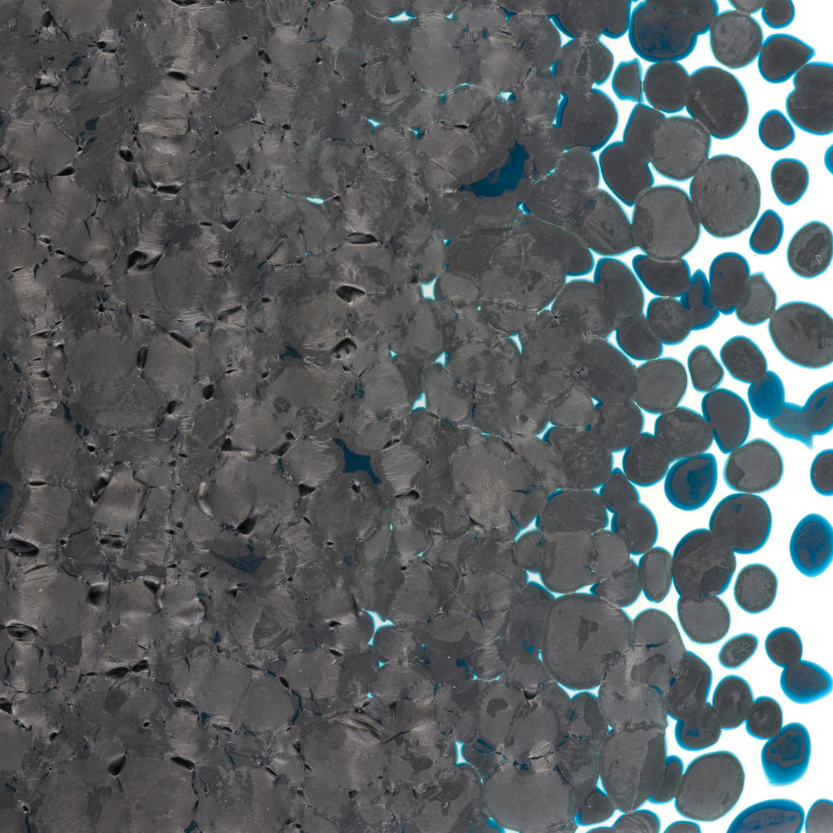 90 Frit Opal Coarse Steel Blue