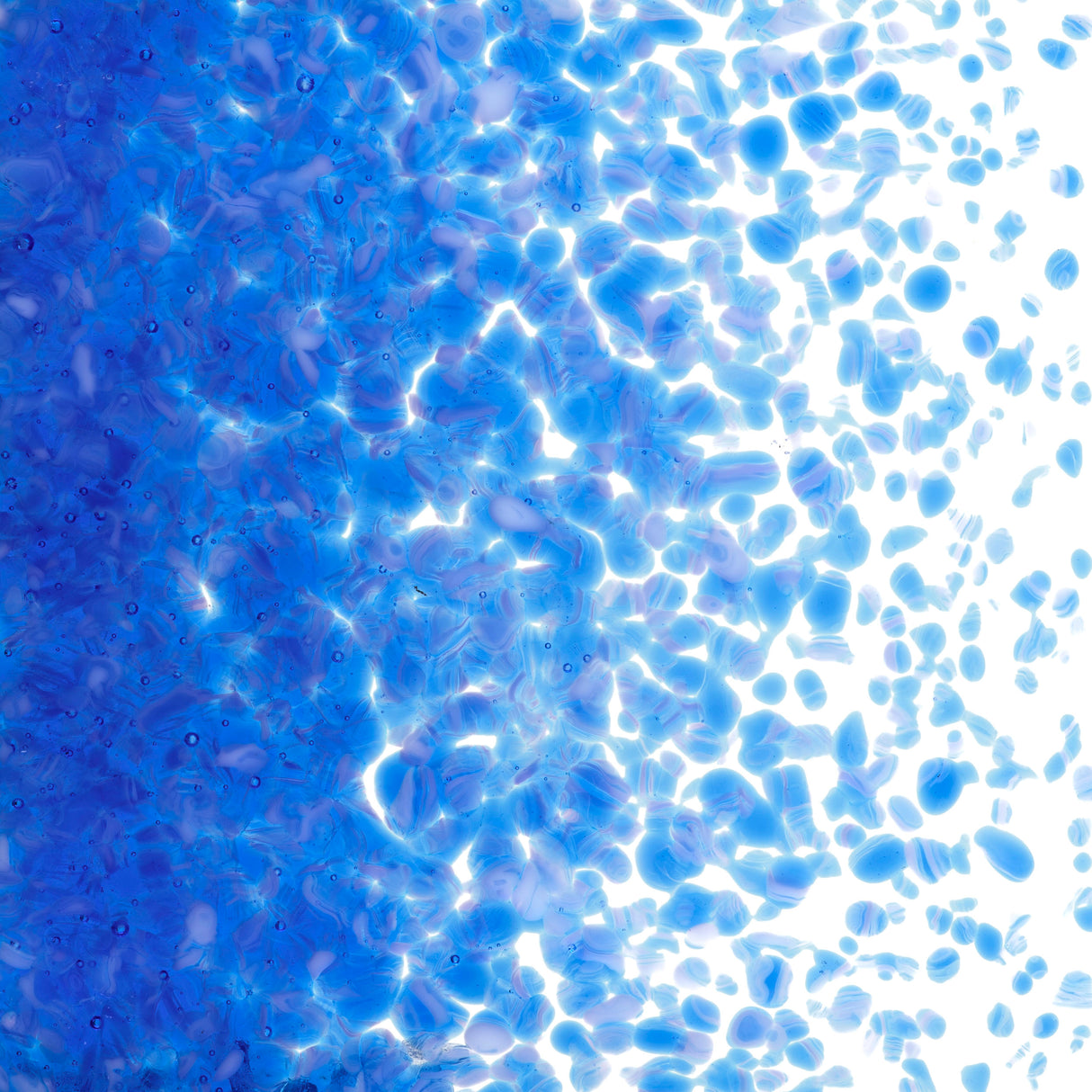 90 Frit Opal Medium Caribbean Blue White Streaky