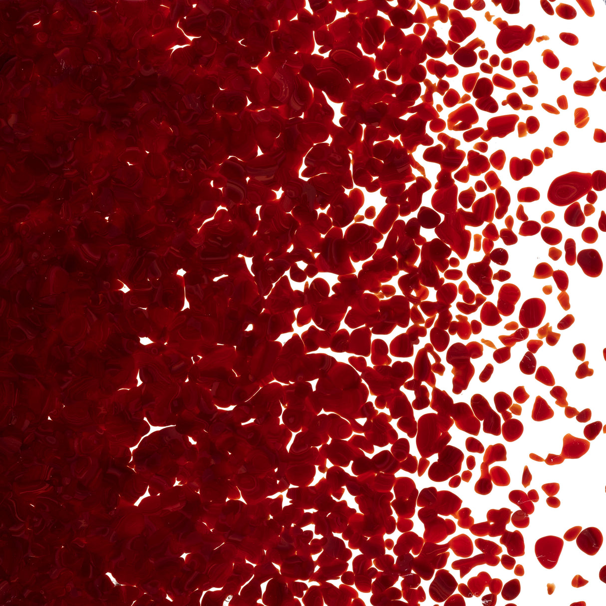 90 Frit Opal Medium Deep Red