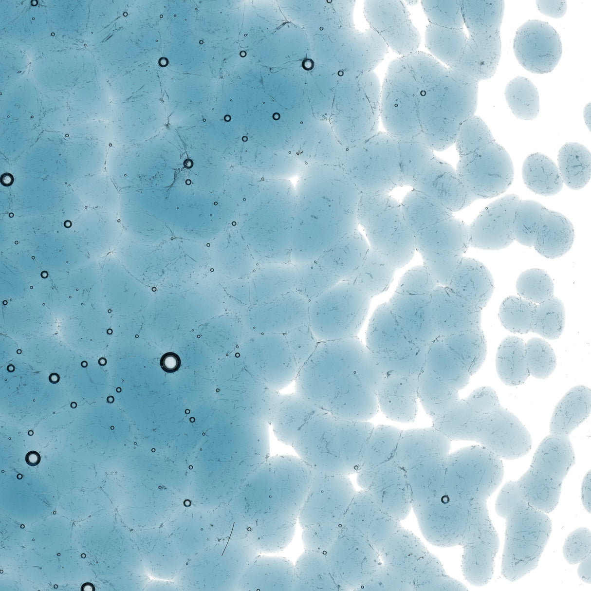 90 Frit Transparent Coarse Steel Blue