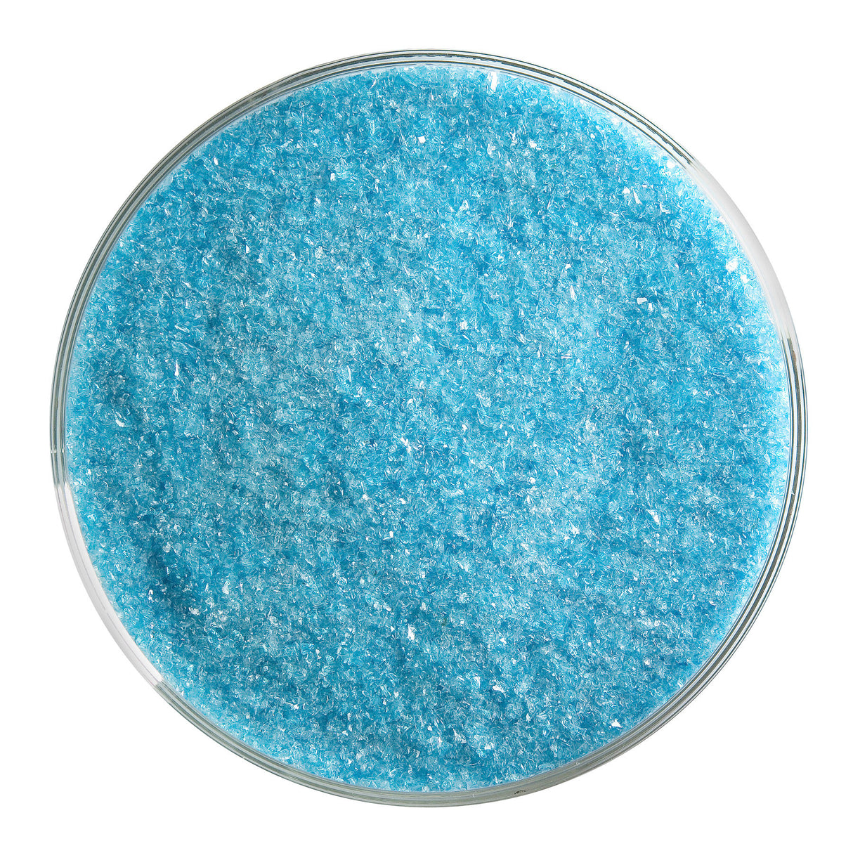 90 Frit Transparent Fine Turquoise Blue