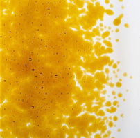 90 Frit Transparent Medium Dark Amber - Stained Glass Express