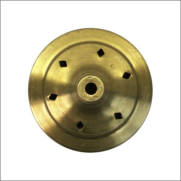 Brass Vented Vase Cap 4.5 inch