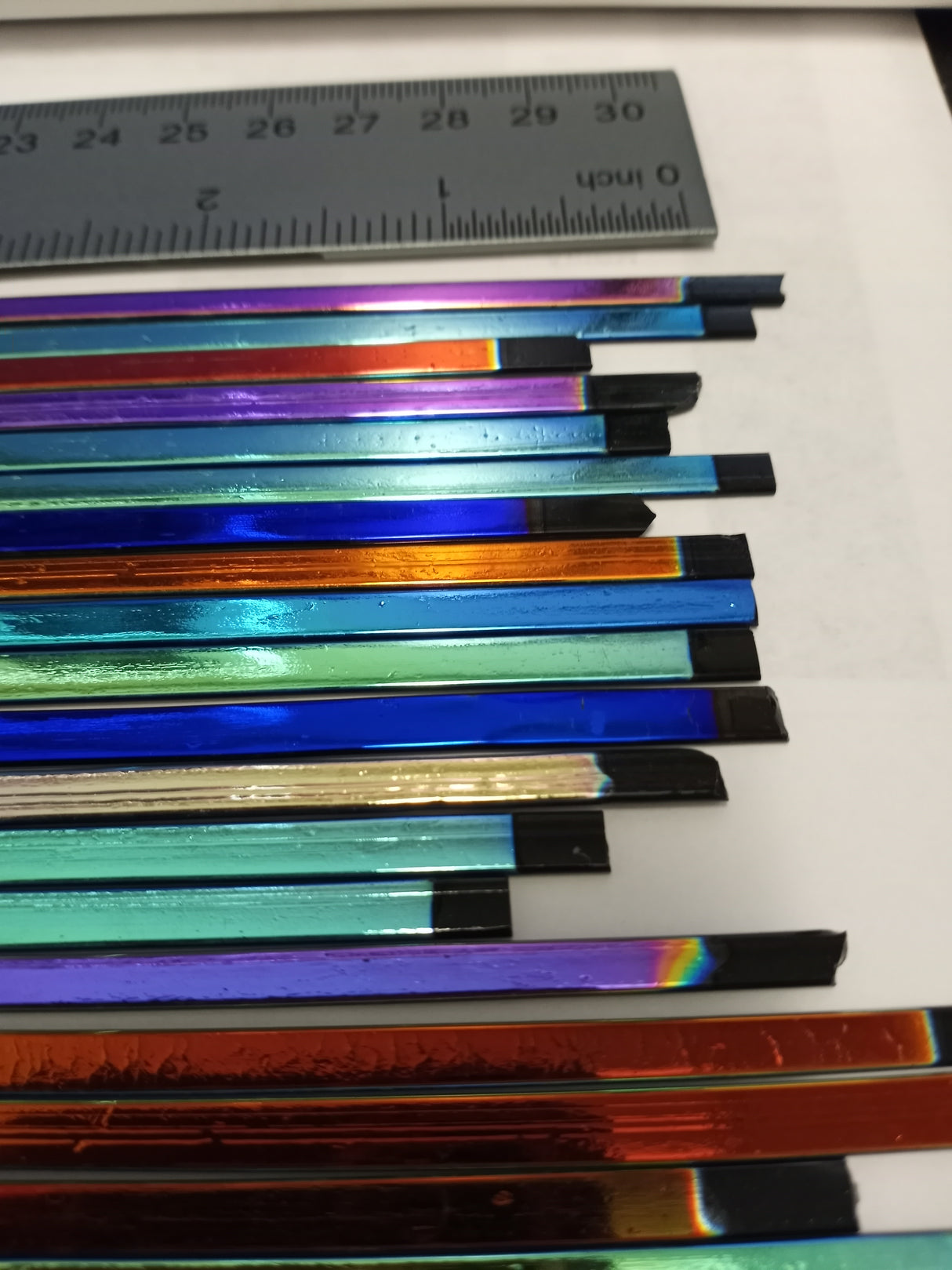 96 COE Black Dichro Noodles