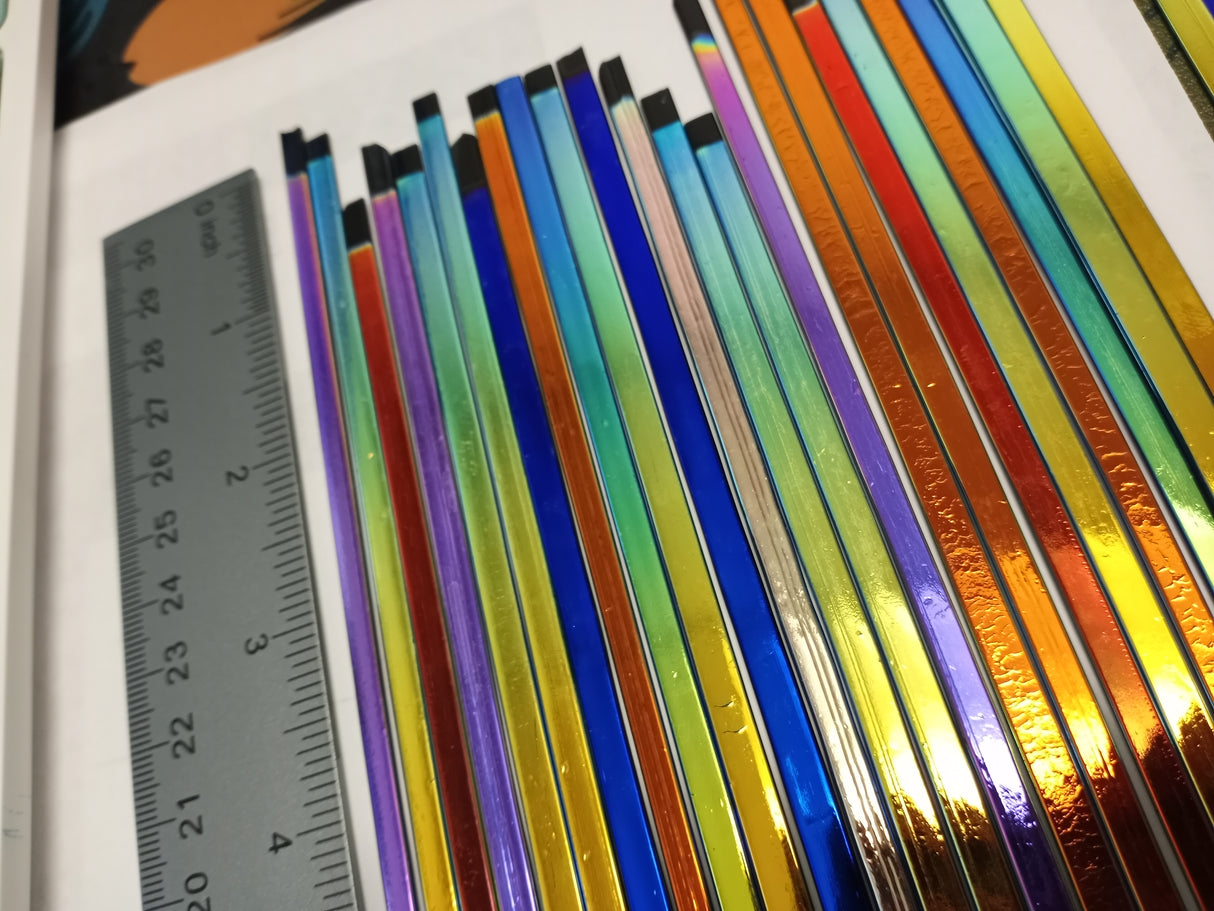 96 Black Dichro Noodles with Ruler