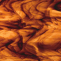 96 COE Brown on Gold Streaky - Stained Glass Express